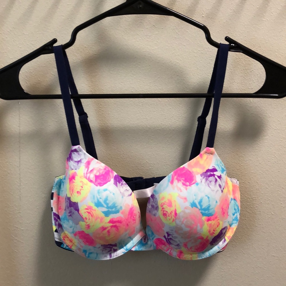 Floral PINK Victoria secret bra
